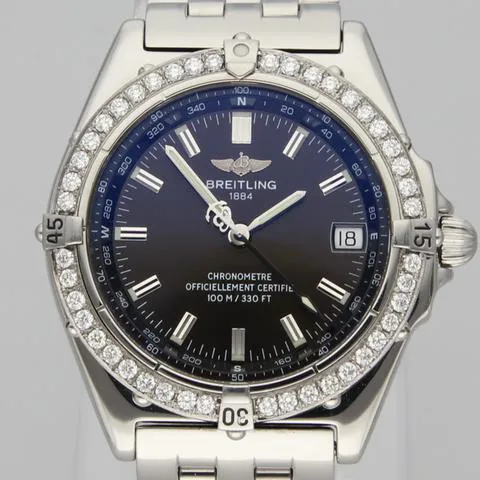 Breitling Windrider A10350 38mm Stainless steel Black