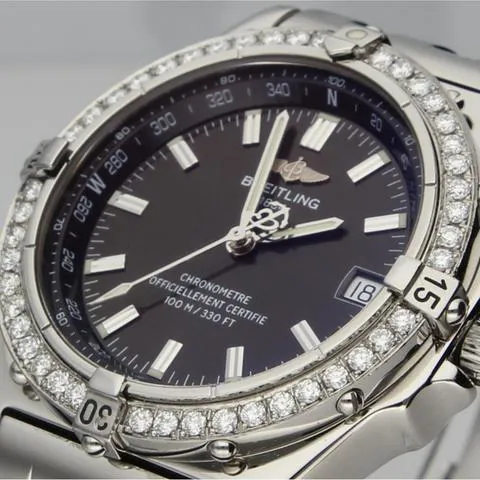 Breitling Windrider A10350 38mm Stainless steel Black 7