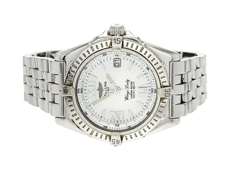 Breitling Wings Lady A67350 31.5mm Stainless steel Mother-of-pearl