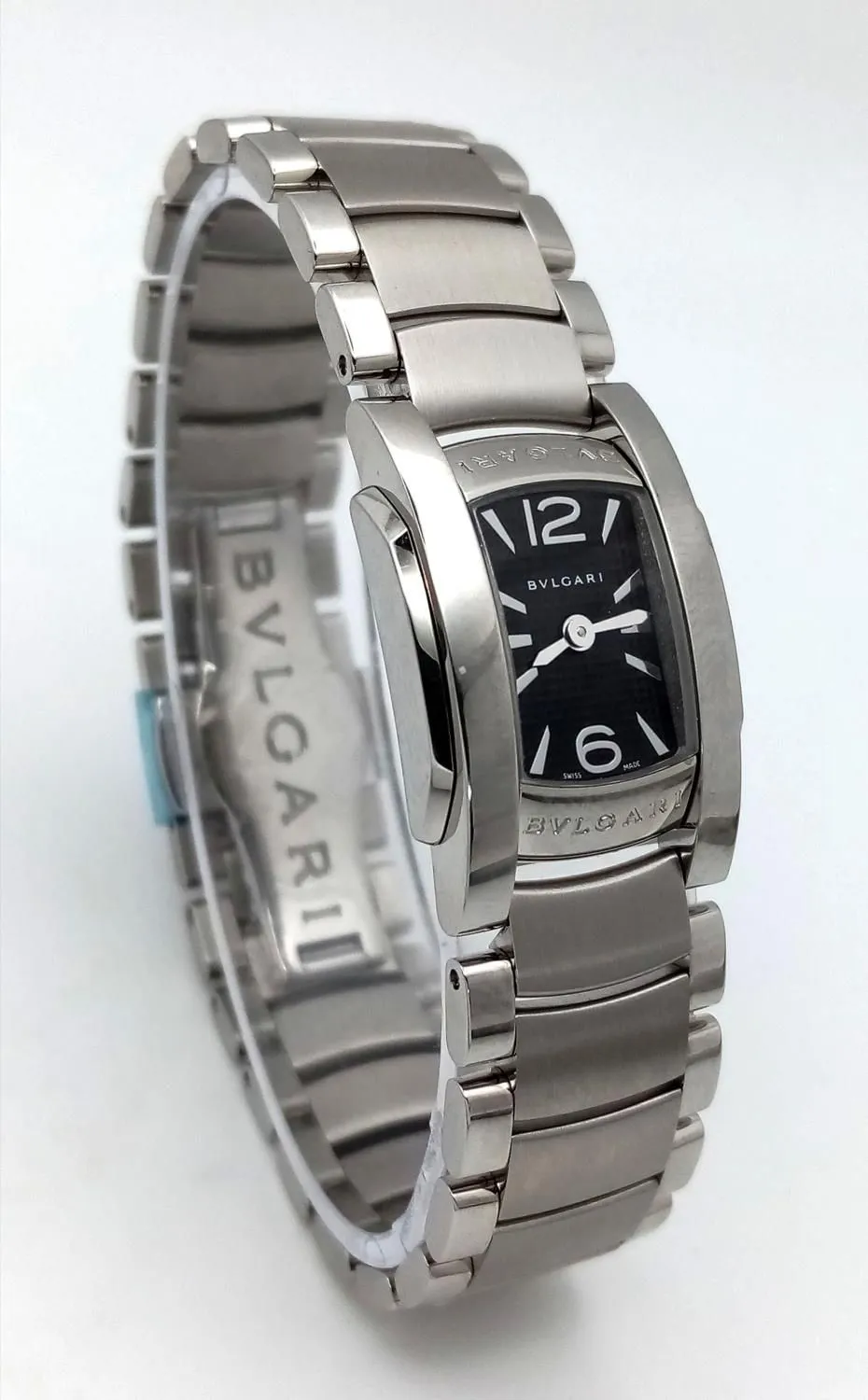 Bulgari Assioma 19mm Stainless steel Black