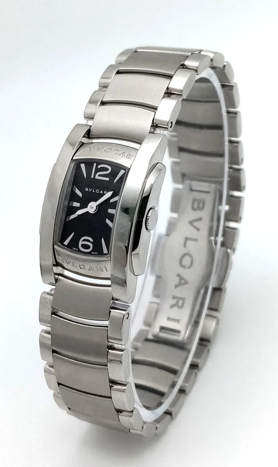 Bulgari Assioma 19mm Stainless steel Black 5