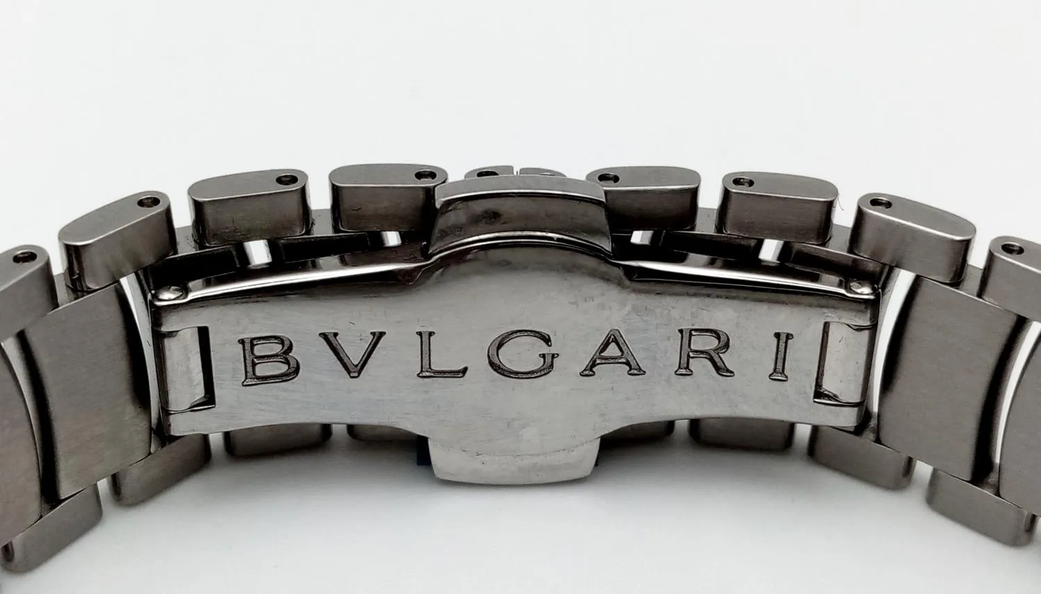 Bulgari Assioma 19mm Stainless steel Black 9