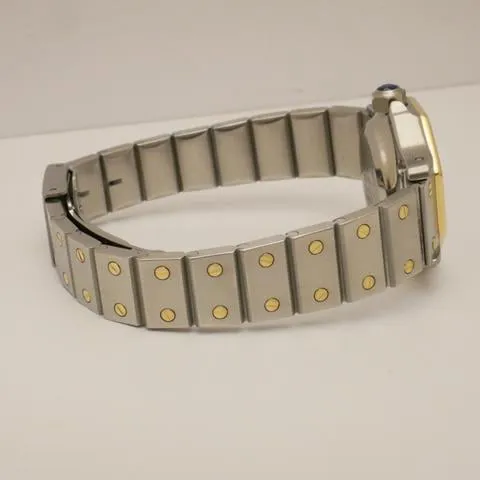 Cartier Santos 0907 25mm Yellow gold and Stainless steel White 5