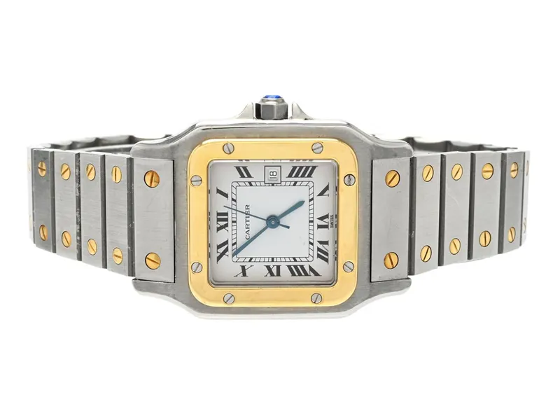 Cartier Santos 191775 29mm Yellow gold and stainless steel