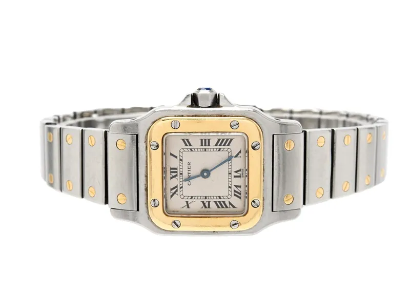 Cartier Santos W20012C4 23.5mm Yellow gold and stainless steel