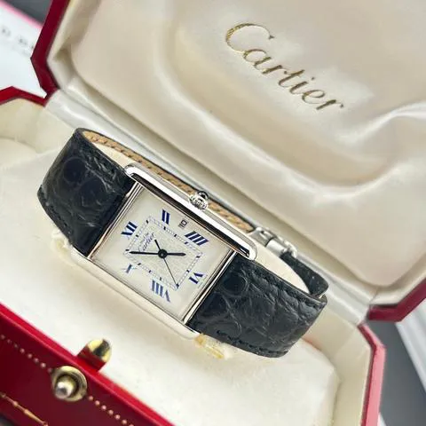 Cartier Tank 2414 25mm Silver White 1