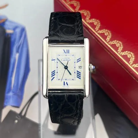 Cartier Tank 2414 25mm Silver White 2