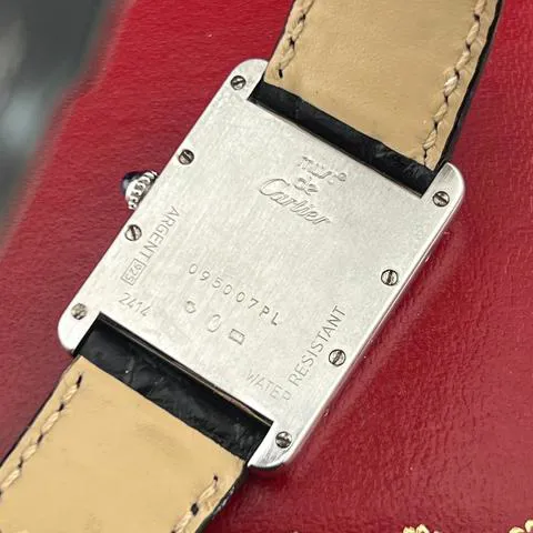 Cartier Tank 2414 25mm Silver White 7