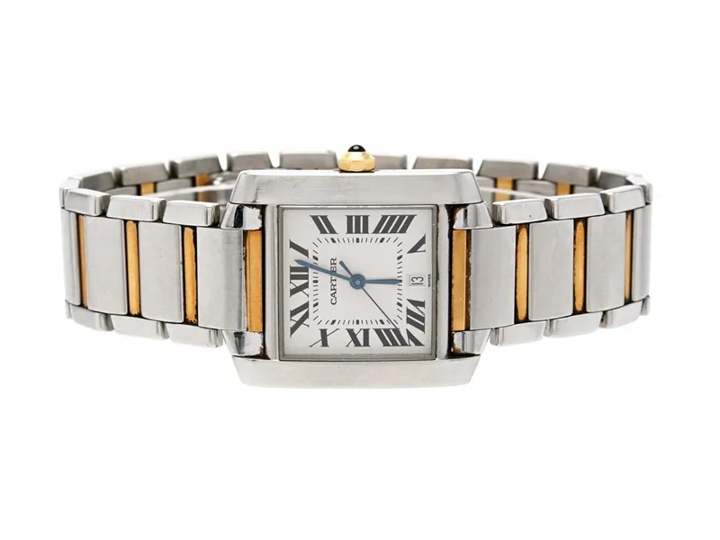 Cartier Tank Française W51005Q4 28mm Yellow gold and stainless steel