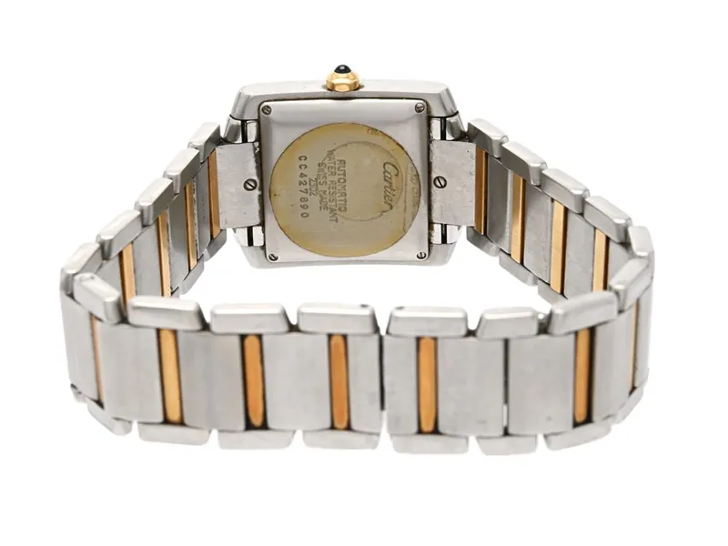 Cartier Tank Française W51005Q4 28mm Yellow gold and Stainless steel 2