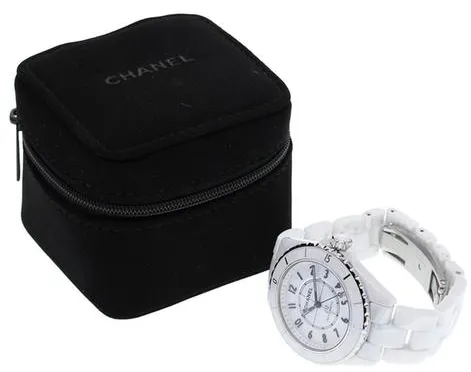 Chanel J12 H5700 38mm White ceramic White 1