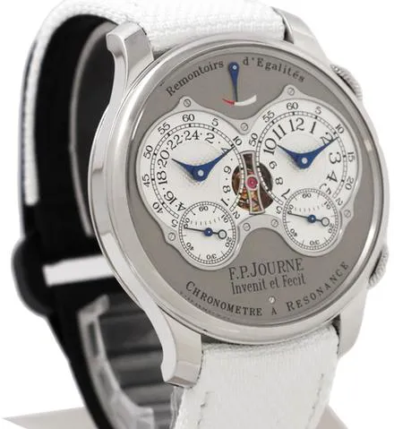 F.P. Journe Chronomètre à Résonance Chronometre a Resonance 40mm Platinum White 4