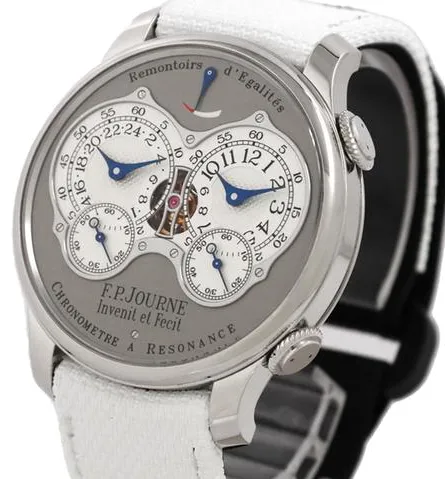 F.P. Journe Chronomètre à Résonance Chronometre a Resonance 40mm Platinum White 5