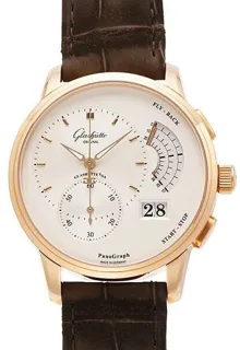 Glashütte PanoGraph 1-61-03-25-15-02 Rose gold Silver