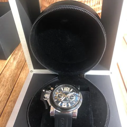 Graham Chronofighter Oversize 20VAS 42mm Stainless steel Black