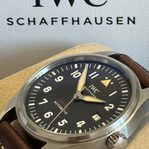 IWC Pilot IW326803 39mm Stainless steel Green