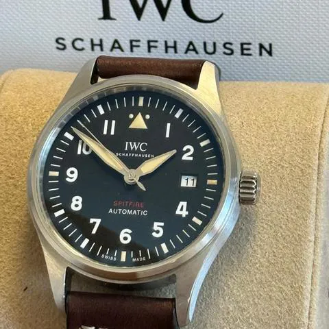 IWC Pilot IW326803 39mm Stainless steel Green 5