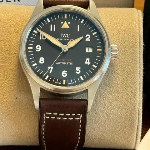 IWC Pilot IW326803 39mm Stainless steel Green 6