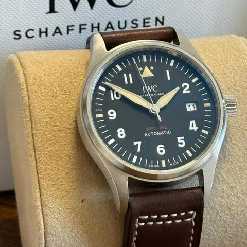 IWC Pilot IW326803 39mm Stainless steel Green 7