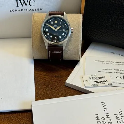 IWC Pilot IW326803 39mm Stainless steel Green 11