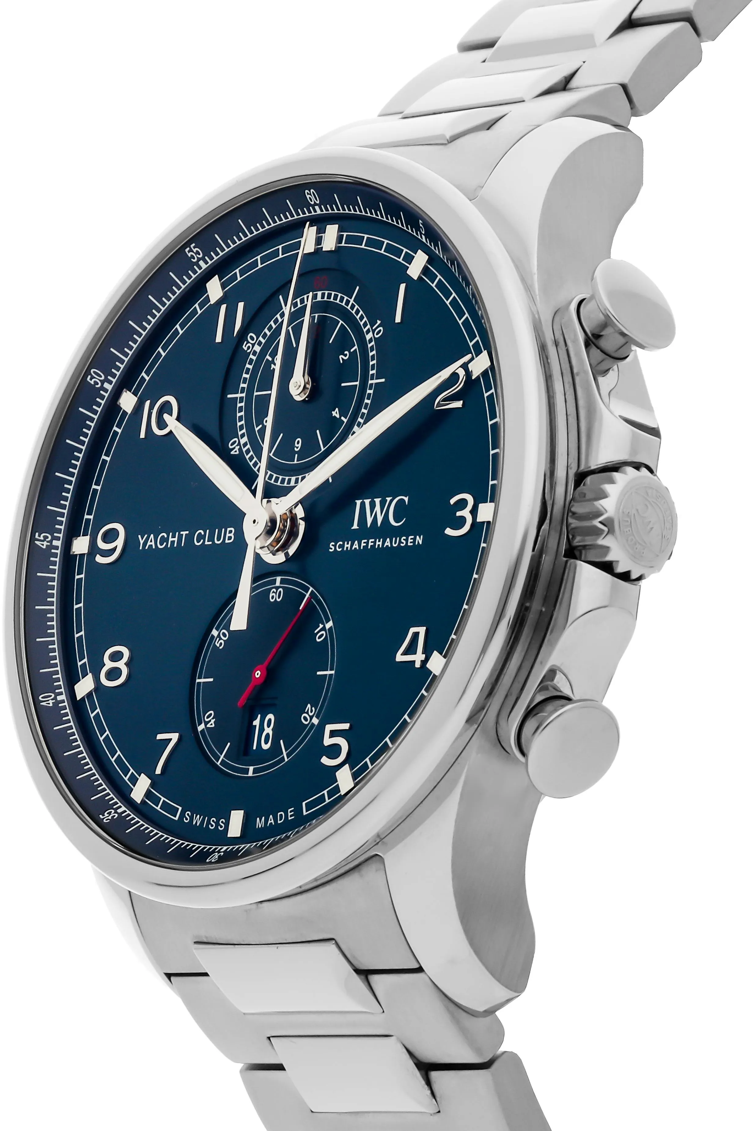 IWC Portugieser IW390701 44mm Stainless steel Blue 1