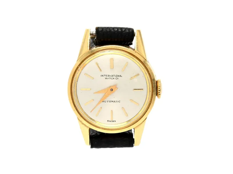 IWC 20mm Yellow gold