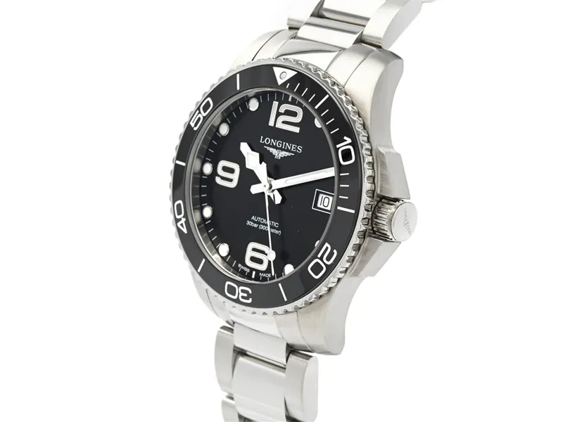 Longines HydroConquest L37804566 39mm Stainless steel Black 2