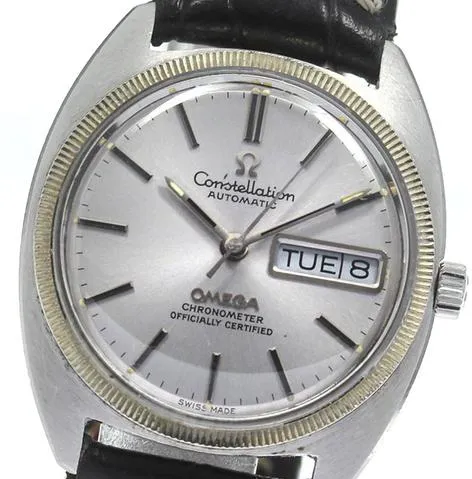 Omega Constellation Day-Date 168.029 34mm Silver Silver