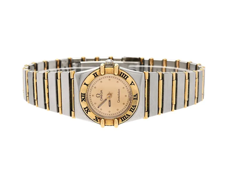 Omega Constellation DB 795.1080 22.5mm Yellow gold and stainless steel