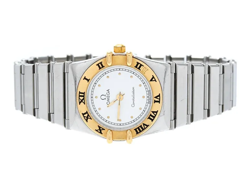 Omega Constellation DR 795.1080 22.5mm Yellow gold and stainless steel