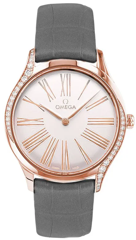 Omega De Ville 428.58.36.60.02.001 36mm Rose gold Silver