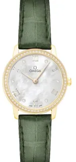 Omega De Ville Prestige 434.58.28.60.55.002 Yellow gold White