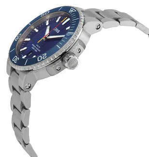 Oris Aquis 01 733 7766 4185-Set 41mm Stainless steel Blue 1