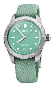 Oris Divers 01 733 7771 4057-07 3 19 03S Stainless steel Green