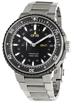 Oris ProDiver GMT 01 748 7748 7154-07 8 26 74PEB 49mm Titanium Black