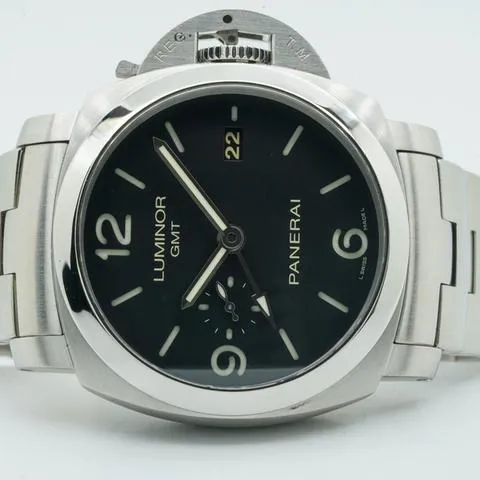 Panerai Luminor 1950 3 Days GMT Automa PAM 00329 44mm Stainless steel Black