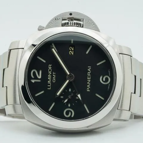 Panerai Luminor 1950 3 Days GMT Automa PAM 00329 44mm Stainless steel Black 10