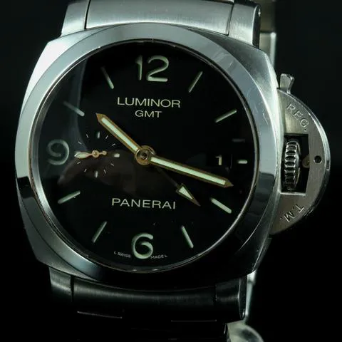 Panerai Luminor 1950 3 Days GMT Automa PAM 00329 44mm Stainless steel Black 3