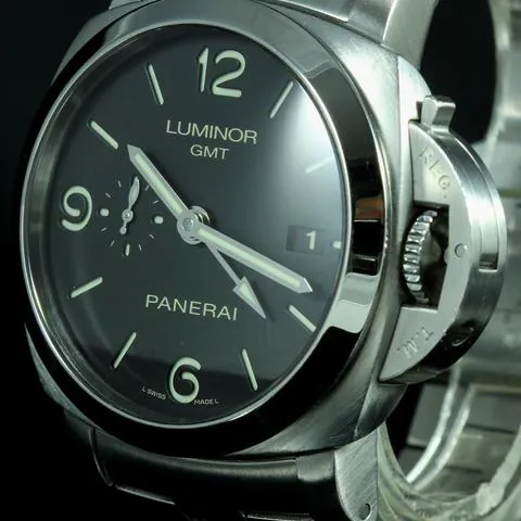 Panerai Luminor 1950 3 Days GMT Automa PAM 00329 44mm Stainless steel Black 4