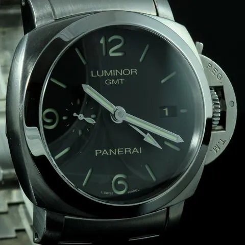 Panerai Luminor 1950 3 Days GMT Automa PAM 00329 44mm Stainless steel Black 6