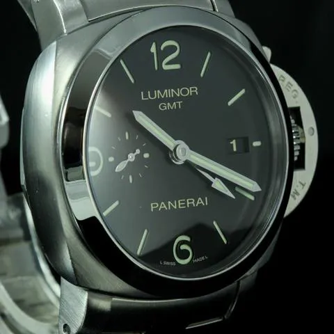 Panerai Luminor 1950 3 Days GMT Automa PAM 00329 44mm Stainless steel Black 7