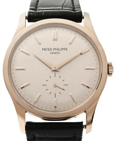 Patek Philippe Calatrava 5196G-001 37mm White gold Silver