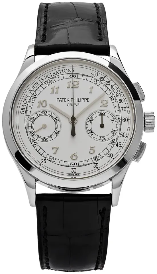 Patek Philippe Chronograph 5170G-001 39mm White gold Silver