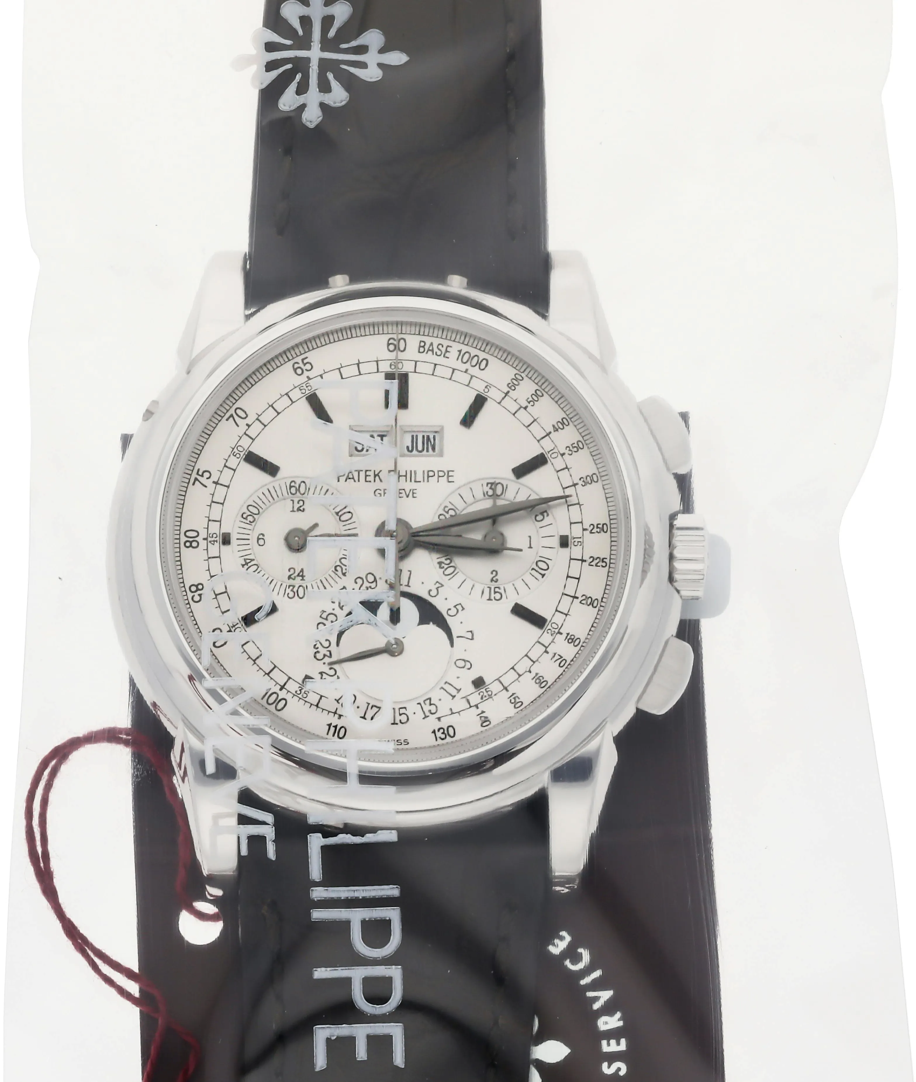 Patek Philippe Perpetual Calendar Chronograph 5970G-001 40mm White gold Silver