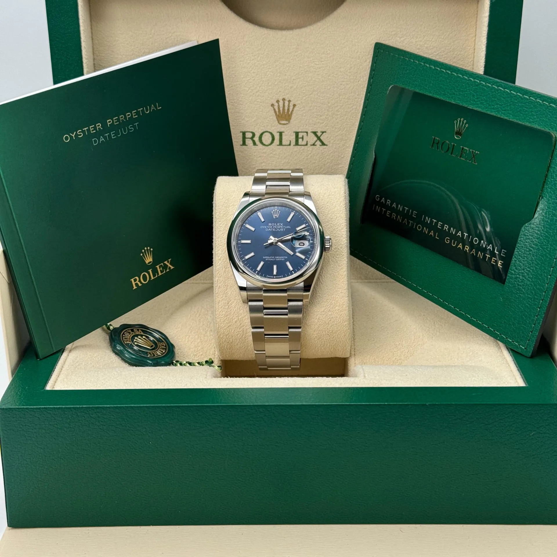 Rolex Datejust 36 126200-0006 36mm Oystersteel Blue 7