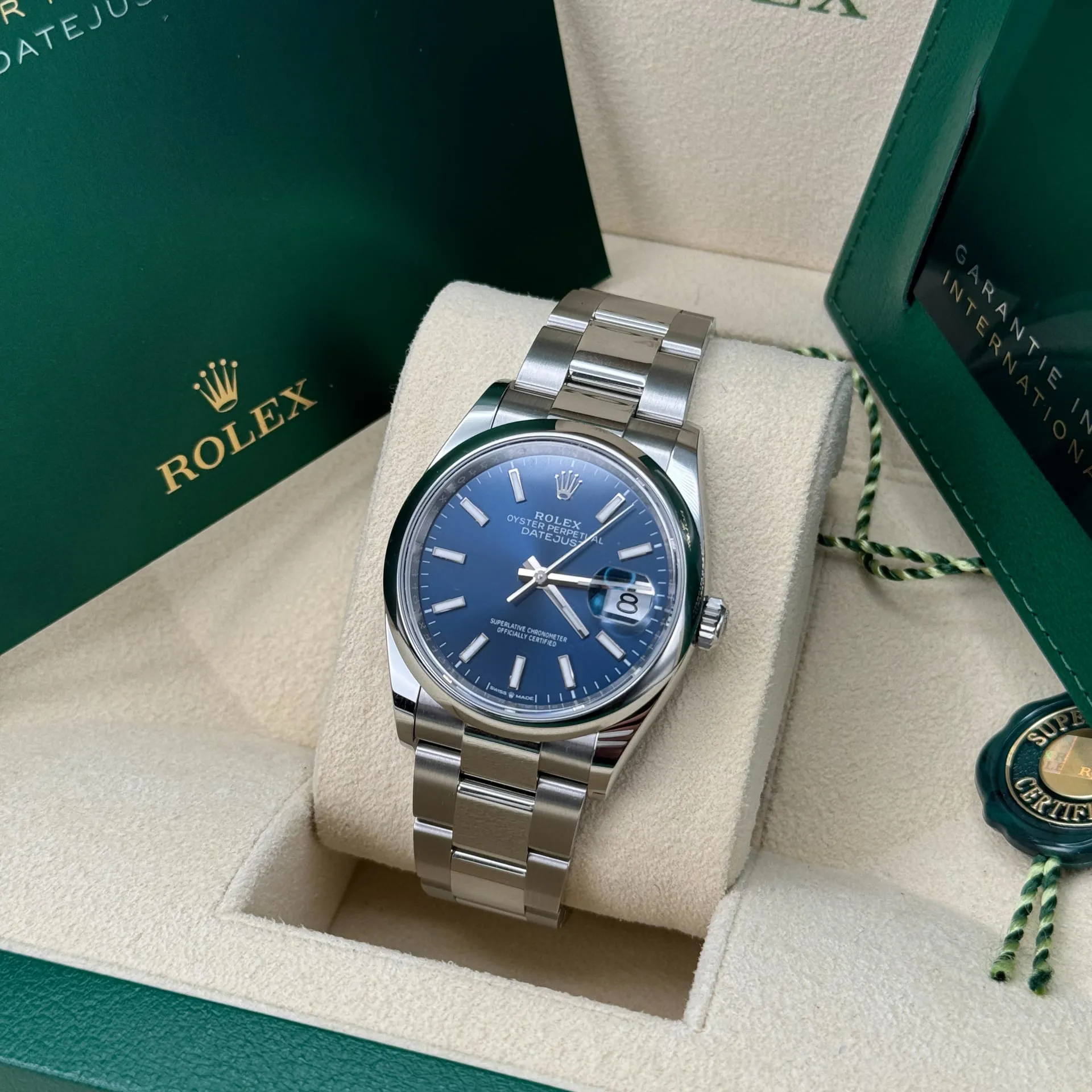 Rolex Datejust 36 126200-0006 36mm Oystersteel Blue 3