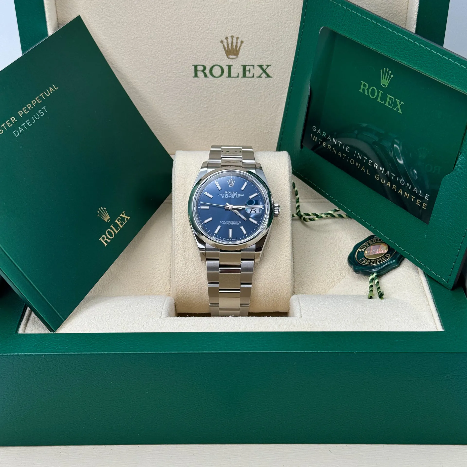 Rolex Datejust 36 126200-0006 36mm Oystersteel Blue 7