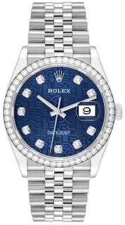 Rolex Datejust 36 126284 Stainless steel Blue