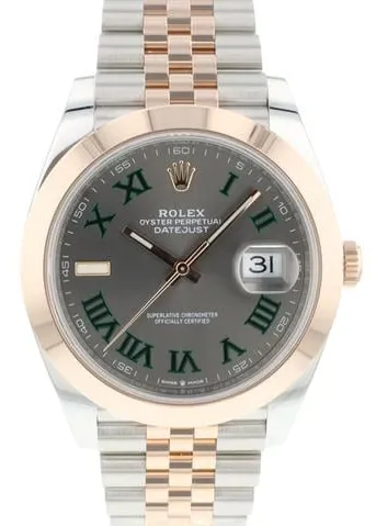 Rolex Datejust 41 126301 41mm Yellow gold and stainless steel Gray