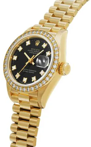 Rolex Datejust 69138G 26mm Yellow gold Black 1